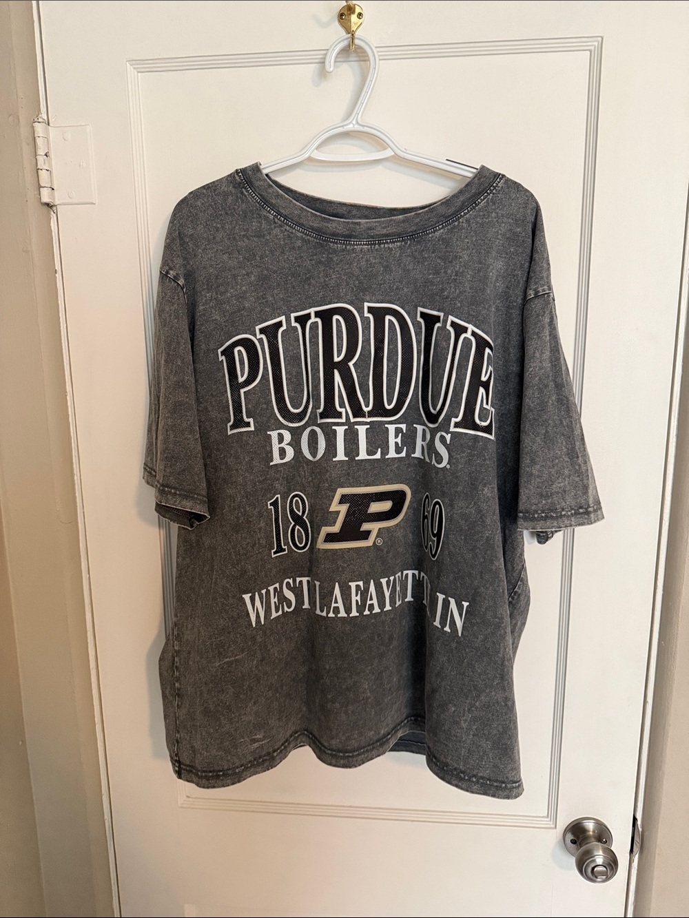 Game Day Couture Purdue Boilermakers Gray Vintage-Style Women’s Tee